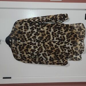 Zara Leopard Print Shirt